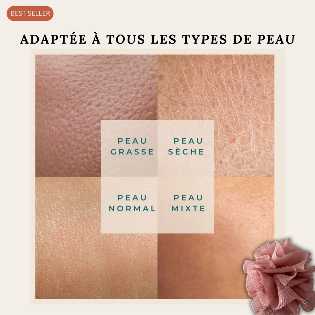 Fleur de Douche Savon Solide